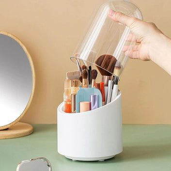 360 Rotating Cosmetics Make up Brush Organizer