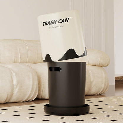 Stylish Trash Can with Lid (8-Litre)