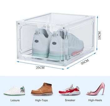 Shoe Storage Organizer Boxes Transparent