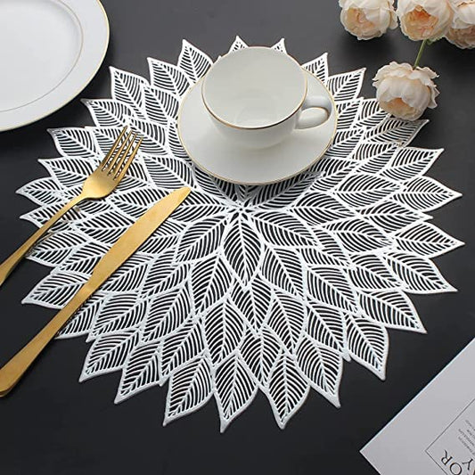 Flower Shape Table mat Round- Set of 2