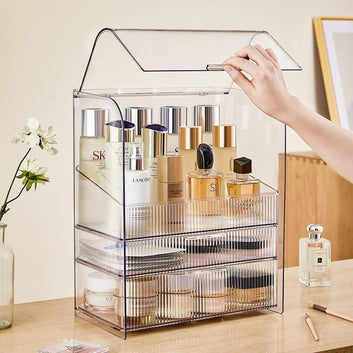 Transparent Cosmetic Makeup Organizer